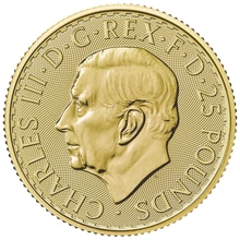 Pièce Britannia Or 1/4 Once 2026