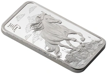 Lingot d'argent 1 oz 2026 Année du Cheval PAMP