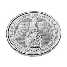 Royal Mint Queen's Beasts en Platine de 1 Once 2020 le Faucon