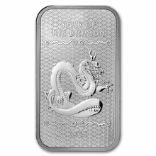 Lingot d'Argent 1 Once Pamp Année du Dragon 2024