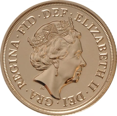 Pièce Souverain Or Elisabeth II 5ème Tête Notre Choix