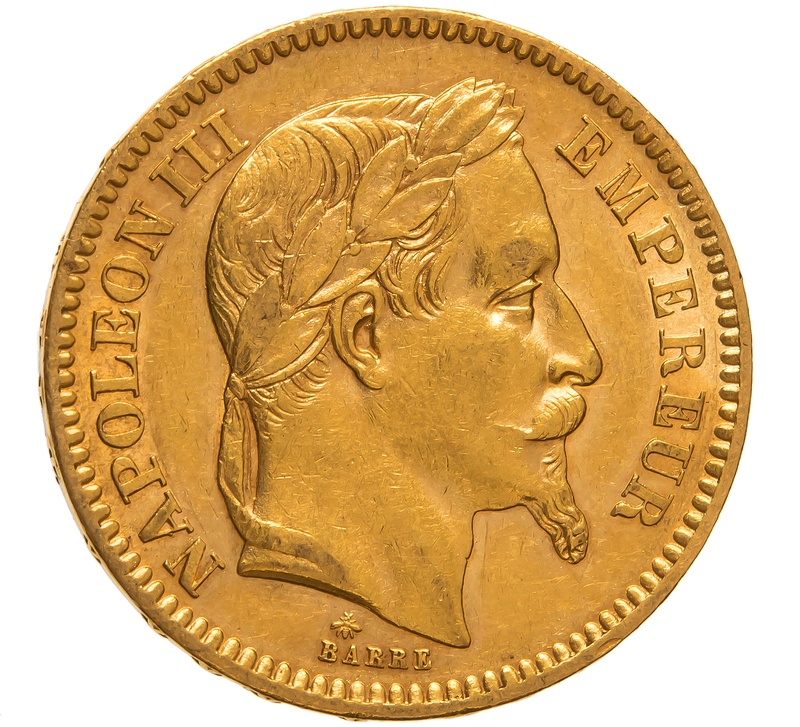 20 Francs Or Napoléon III Tête Laurée 1864 A