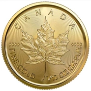 Pièce Maple Leaf Or 1/10 Once 2023