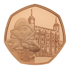 Coffret Belle épreuve pièce Or Paddingtom a la tour de Londres 2019