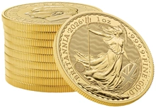 Pièce Britannia Or 1 Once 2026