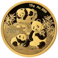 Pièce Panda Or 15g 2025