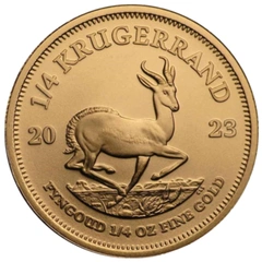 Pièce Krugerrand Or 1/4 Once 2023