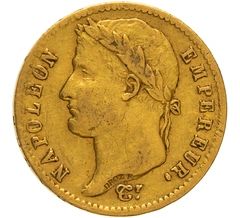 Pièce 20 Francs Or 1812 Napoléon I W