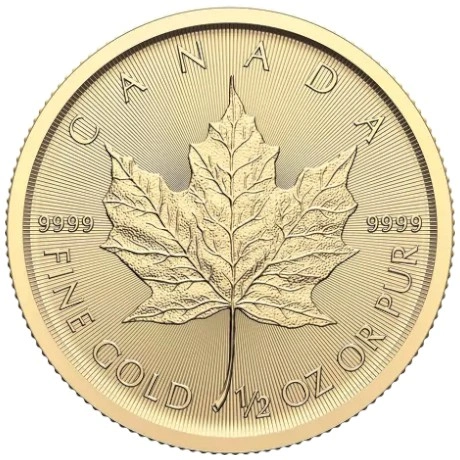 Maple Leaf Or 1/2 Once 2024