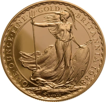 Ecrin de Collection de 4 Britannia Or 1988
