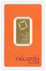 Lingot d'Or 20g Valcambi