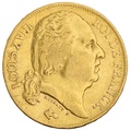 20 Francs en or - Louis XVIII Tête Nue 1824 A