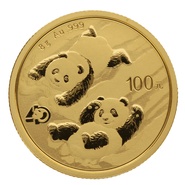 Panda en or de 8 grammes - 2022