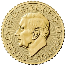 Pièce Britannia Or 1/10 Once 2025