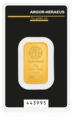 Lingot d'Or 10g Argor-Heraeus