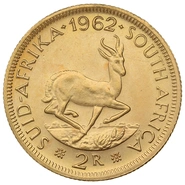 Pièce 2 Rand (2R) Or Afrique du Sud 1962