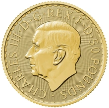Pièce Britannia Or 1/2 Once 2023 Charles III