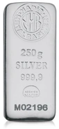 Lingot d'Argent 250g Nadir