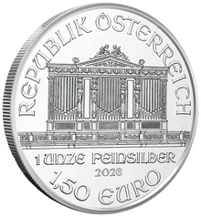Pièce Philharmonique Argent 1 Once 2026