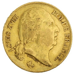 Pièce 20 Francs Or 1816 Louis XVIII A