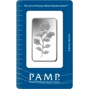 Lingot d'Argent 1 Once Pamp Rosa