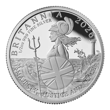 2026 Britannia UK Premium Ensemble de six pièces en argent à l'épreuve (1oz, 1/2oz, 1/4 d'once, 1/10