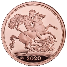 Pièce Souverain Or 2020 BE en Boîte