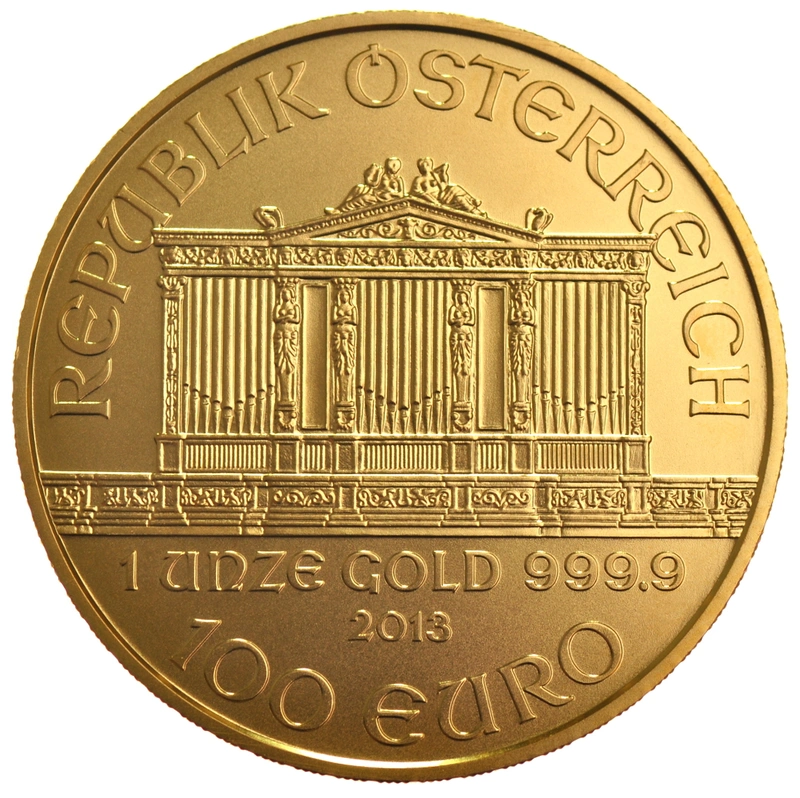2013 Austrian Gold Philharmonic Coin 1oz