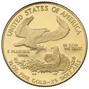 Pièce American Eagle Or 1/2 Once 