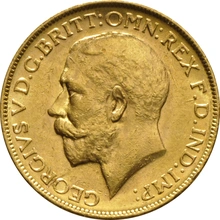 Pièce Souverain Or 1913 (M)