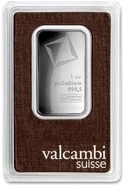 Lingot de Palladium 1 Once Valcambi