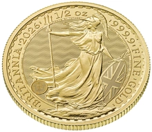Pièce Britannia Or 1/2 Once 2026