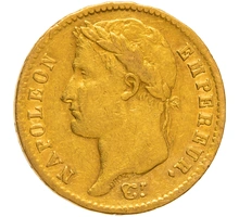 Pièce 20 Francs Or Napoléon I Tête Laurée 1808 A