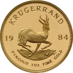 Pièce Krugerrand Or 1 Once 1984 BE