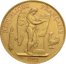 100 Francs - Génie or (1878 - 1913)