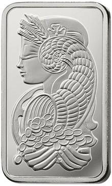 Lingot d'Argent 1 Once Pamp