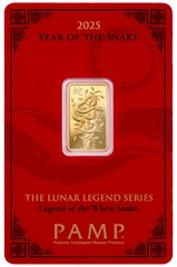 Lingot d'Or 5g Pamp 2025 Année du Serpent