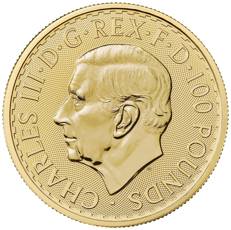 Pièce Britannia Or 1 Once 2023 Charles III