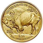 Pièce 50 Dollars Or American Buffalo 1 Once 2023