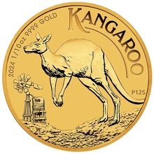 Pièce Kangourou Or 1/10 Once 2024