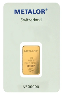 Lingot d'Or 5g Metalor