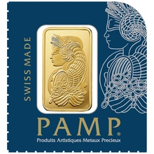 25 x 1g Lingot d'Or PAMP Lady Fortuna Multigram Minted