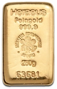 Lingot d'Or 250g Heraeus