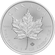 Pièce d'argent Maple Canadienne (Feuille d'érable)- 2016