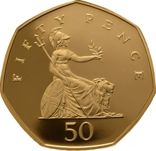 Pièce 50 Pence Or Petite Notre Choix