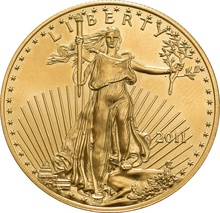 Eagle en or de 1 once - 2011