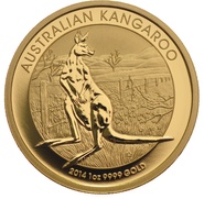 Kangourou en or de 1 once - 2014