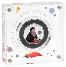 Pièce 50 Pence Harry Potter Argent 2023 25ème Anniversaire Dumbledore BE en Boîte