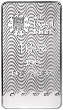Lingot d'Argent 10 Onces Royal Mint Britannia
