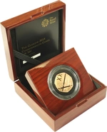 Pièce 50 Pence Or 2014 les Jeux du Commonwealth de Glasgow BE en Boîte